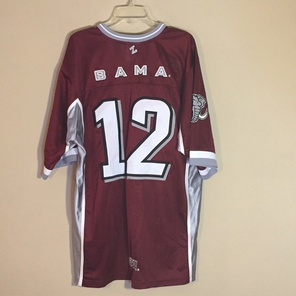 Authentic NCAA Alabama Crimson Tide Bama number 12 Zephyr Apparel size 52 - Picture 5 of 14